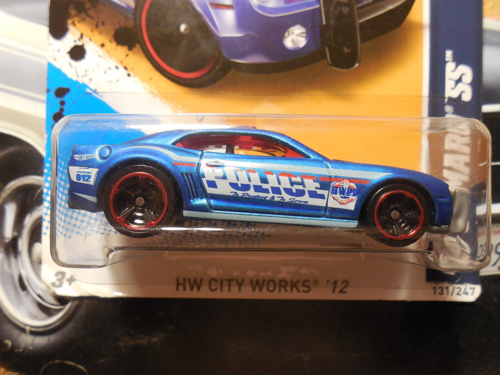 Hot Wheel ’10 Chevy Camaro SS LOT 4 HWPD Police FIRE CHIEF HWFD RESCUE CITY WORK