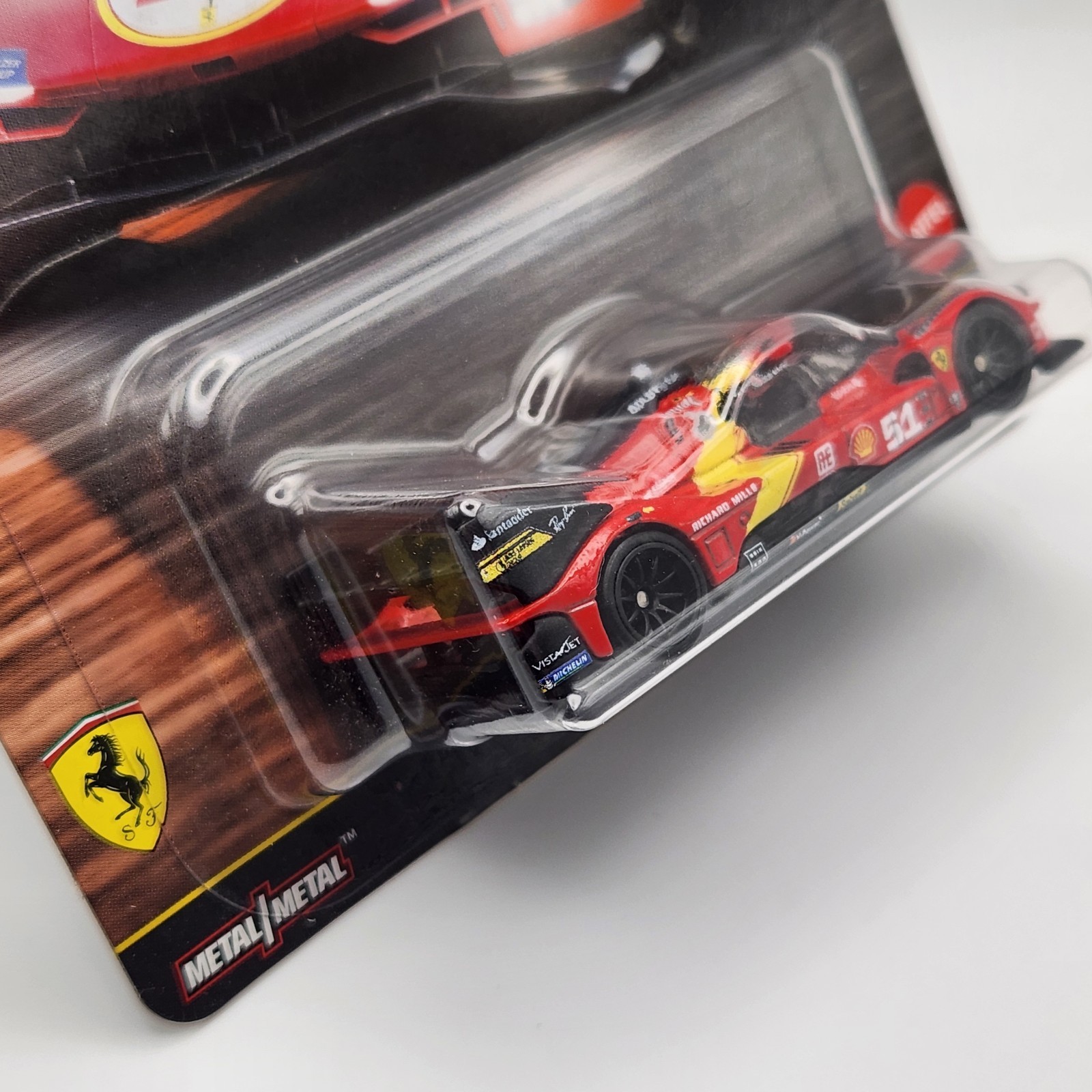 Hot Wheels Premium Ferrari 499P *DAMAGED CARD*