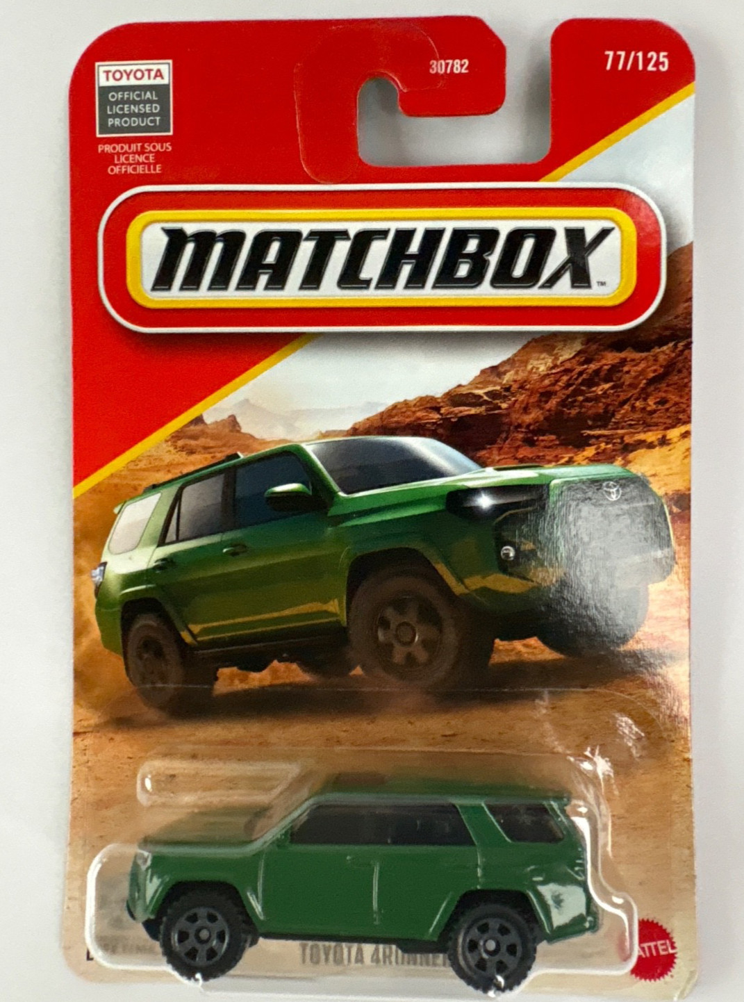 Matchbox TOYOTA 4Runner GREEN sealed / unused approximately 1:64-scale 3-inches