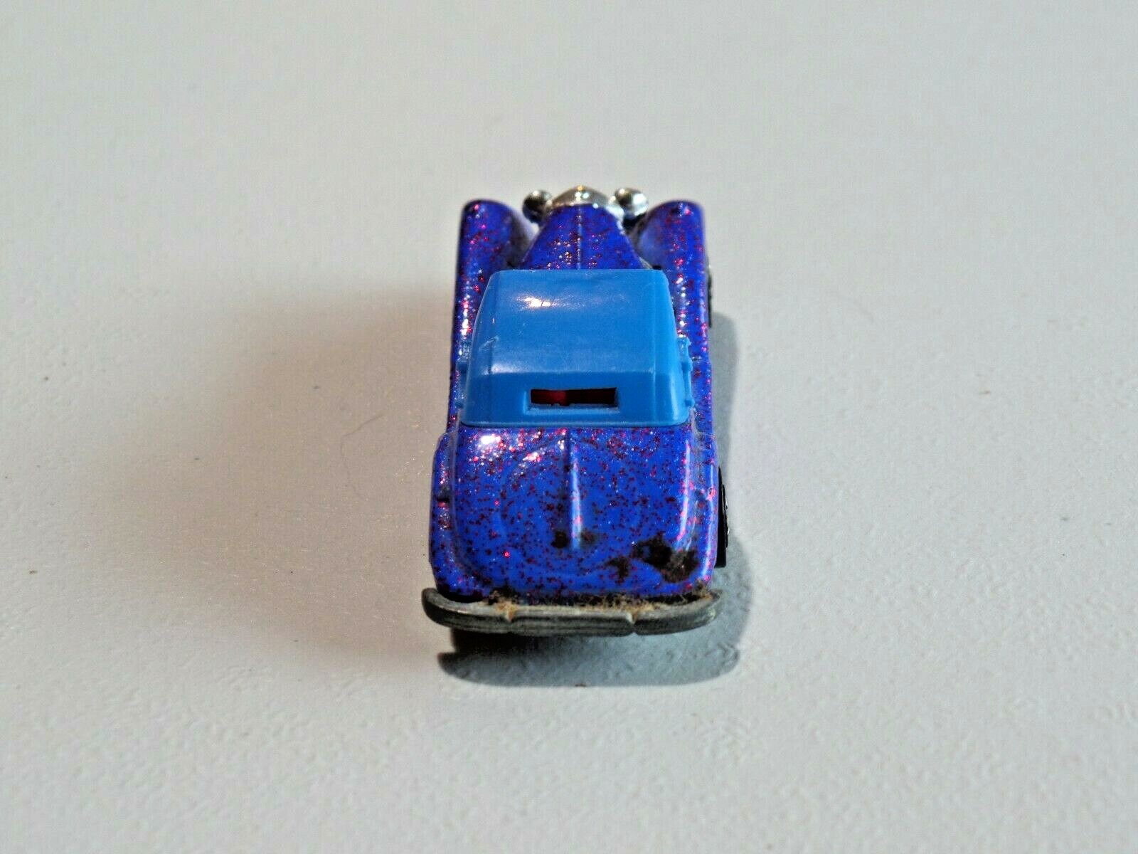 Hot Wheels 1992 Mainline Mercedes 540K Blue w/ Pink Glitter BW Malaysia 7552