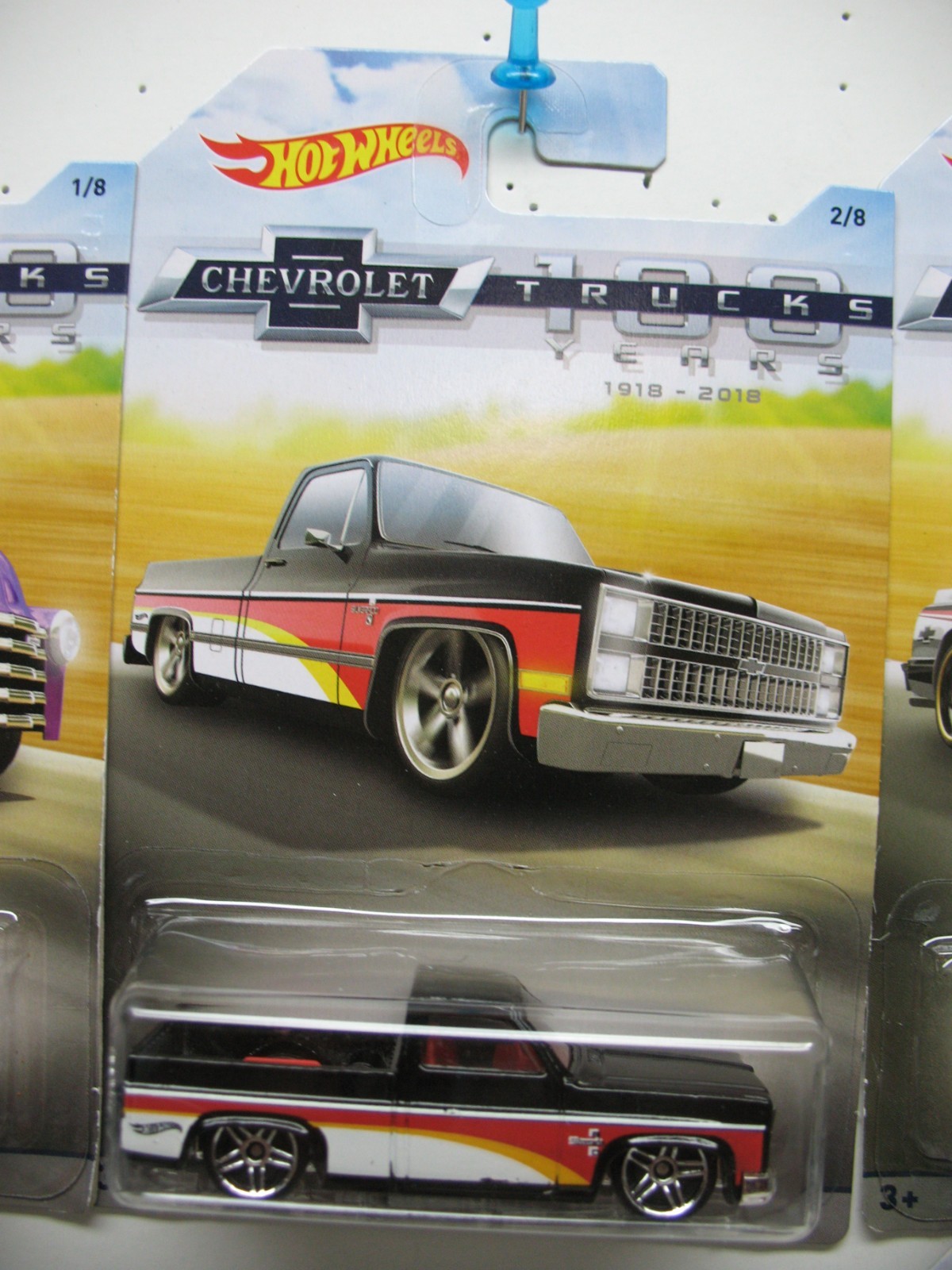 2018 Hot Wheels Chevrolet Trucks 100 Years Complete Set of 8 Original Packaging