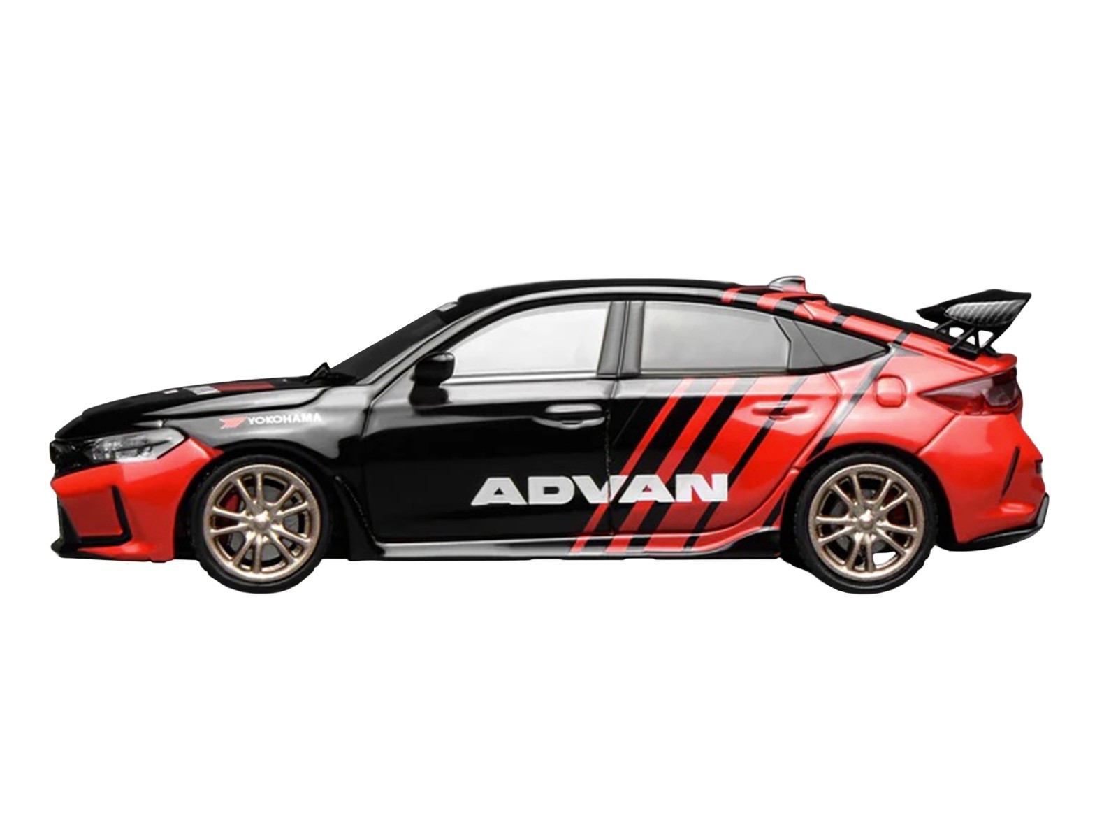 HONDA CIVIC TYPE R (FL5) RHD “ADVAN” 1/64 DIECAST MODEL BY MOTORHELIX M65341