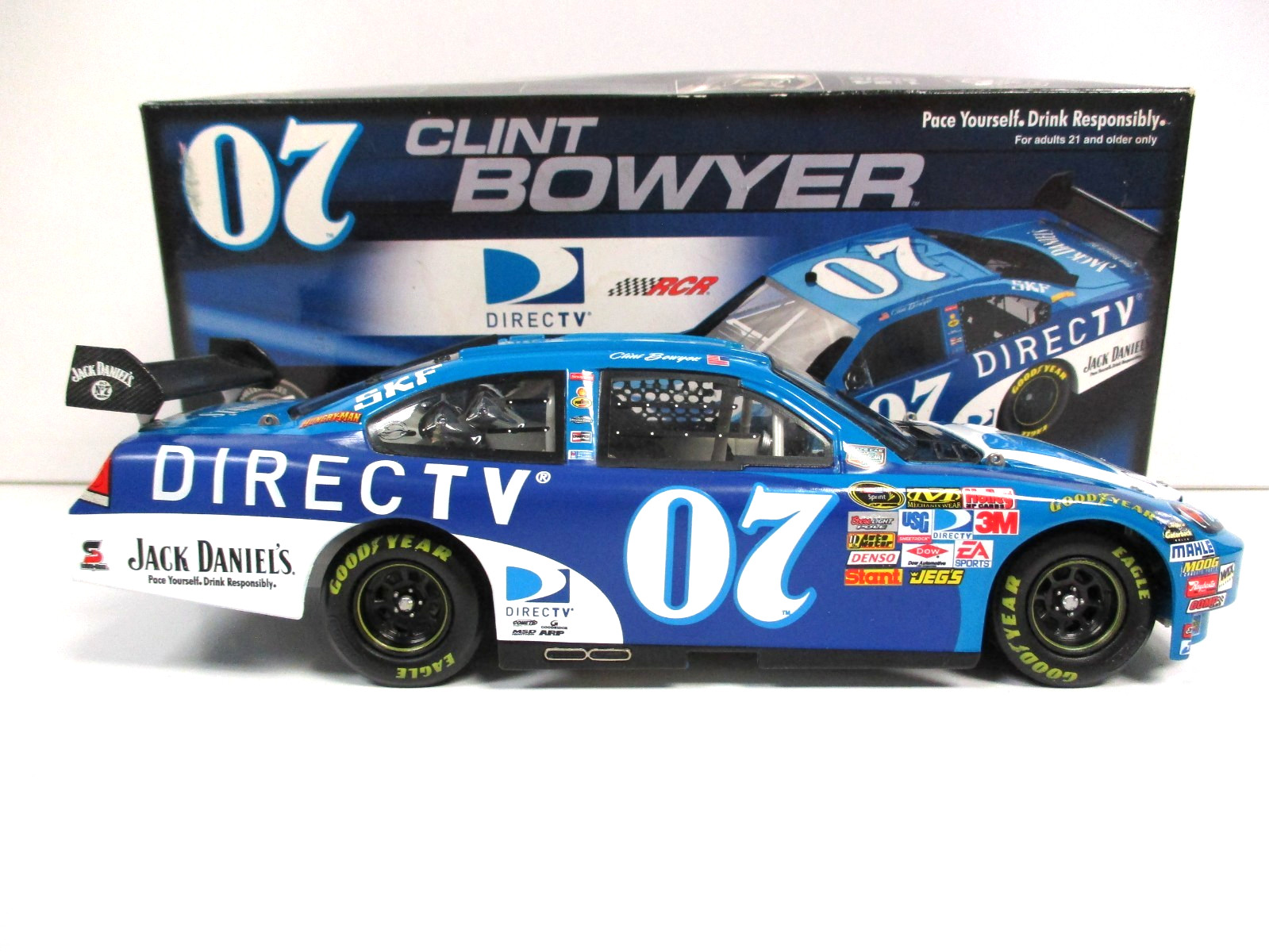 ACTION CLINT BOYER DIRECTV 2008 CHEVY IMPALA SS COT NASCAR STOCK CAR – READ