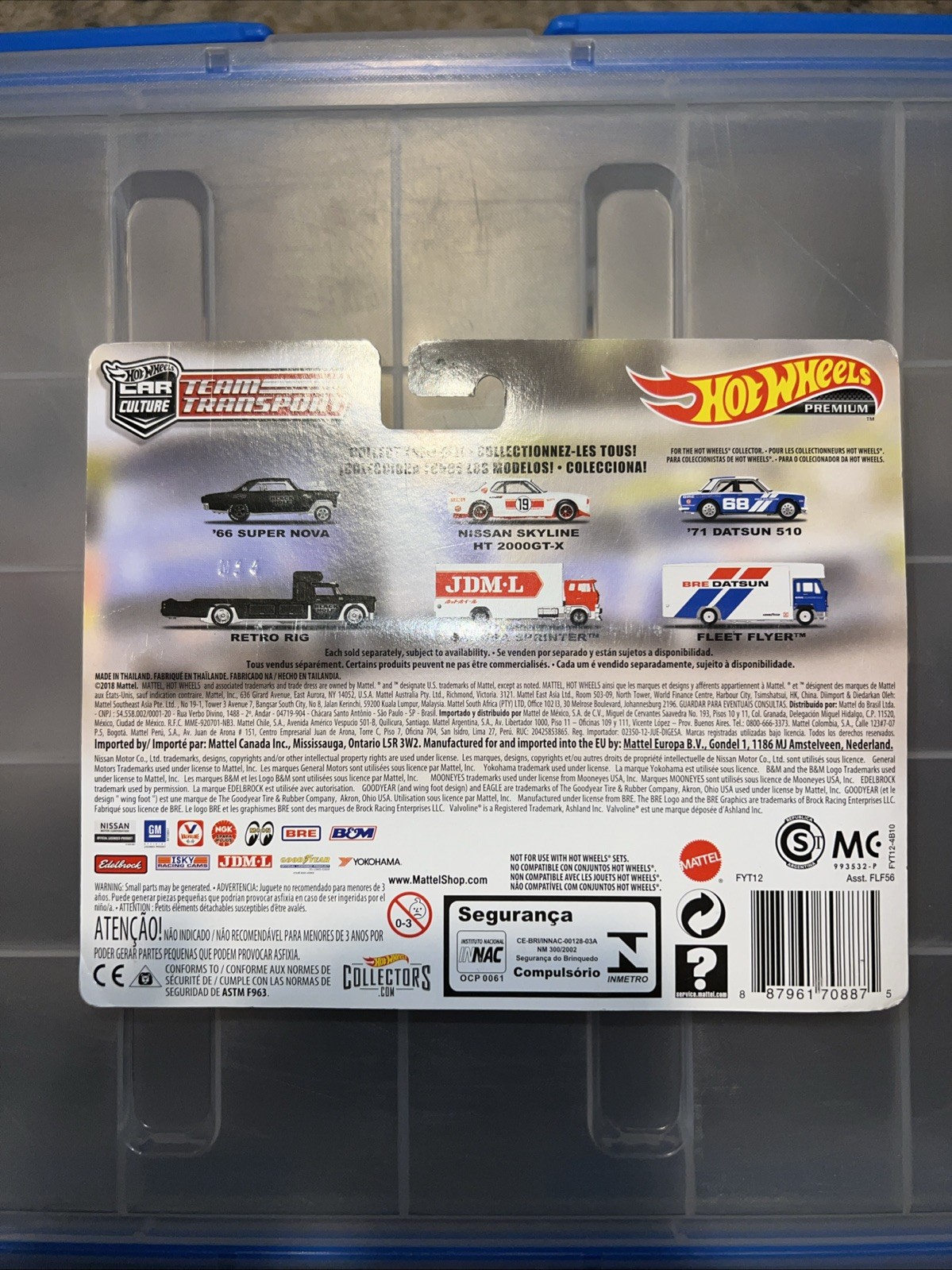 Hot Wheels Premium Car Culture Team Transport #9 ‘1971 Datsun 510 Fleet Flyer