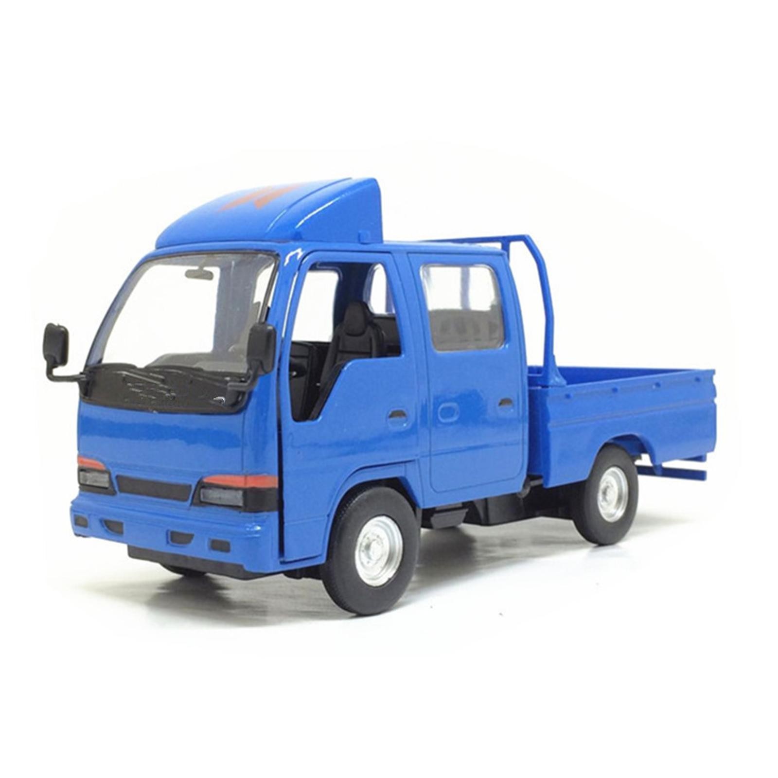 1/32 Blue Model Toy Car With Pull Back&Sound Light For ISUZU NHR Pickup Truck