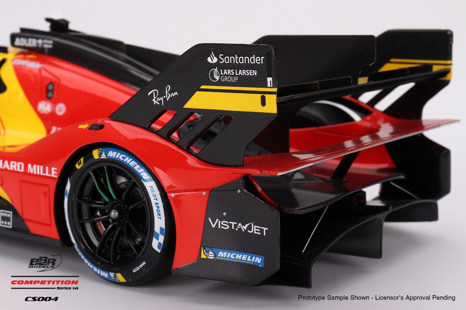 BBR Models 1:18 Ferrari 499P Team AF Corse 2023 #51 WEC 6 Hr of Spa 3rd Place
