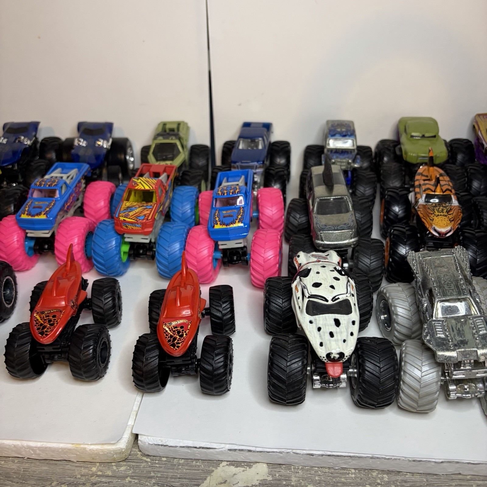 Lot of 24 Hot Wheels Monster Trucks 1:64 Scale Diecast Mixed Variety Collection
