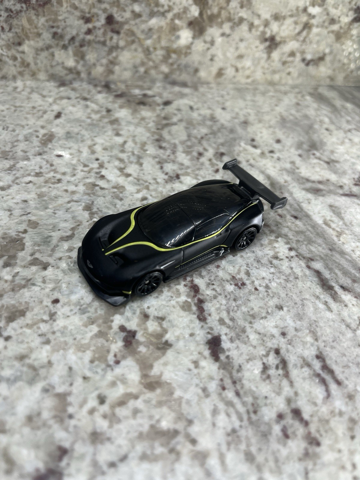2025 Hot Wheels Aston Martin Vulcan Matte Black HW Motor Show Diecast Race Car