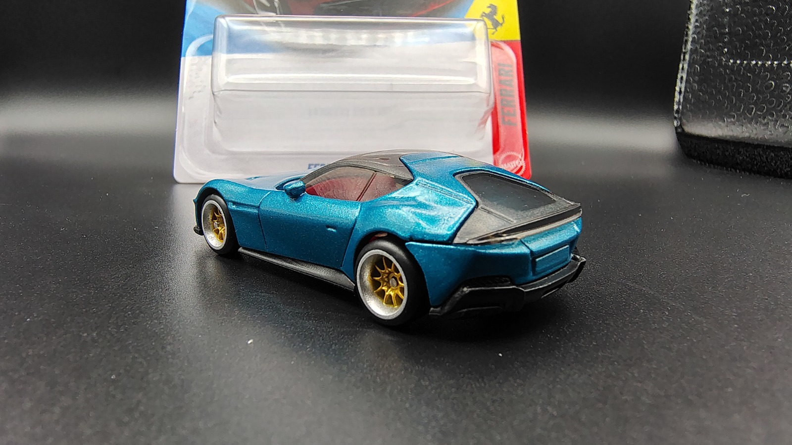 Custom Hot Wheel Ferrari 2 Pack SF90 12Cilindri Teal WSwap OOAK NoScalpCustoms