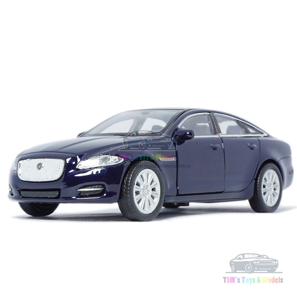 1/44 Jaguar XJ 2010 Model Car Alloy Diecast Toy Vehicle Collection Kid Gift Blue