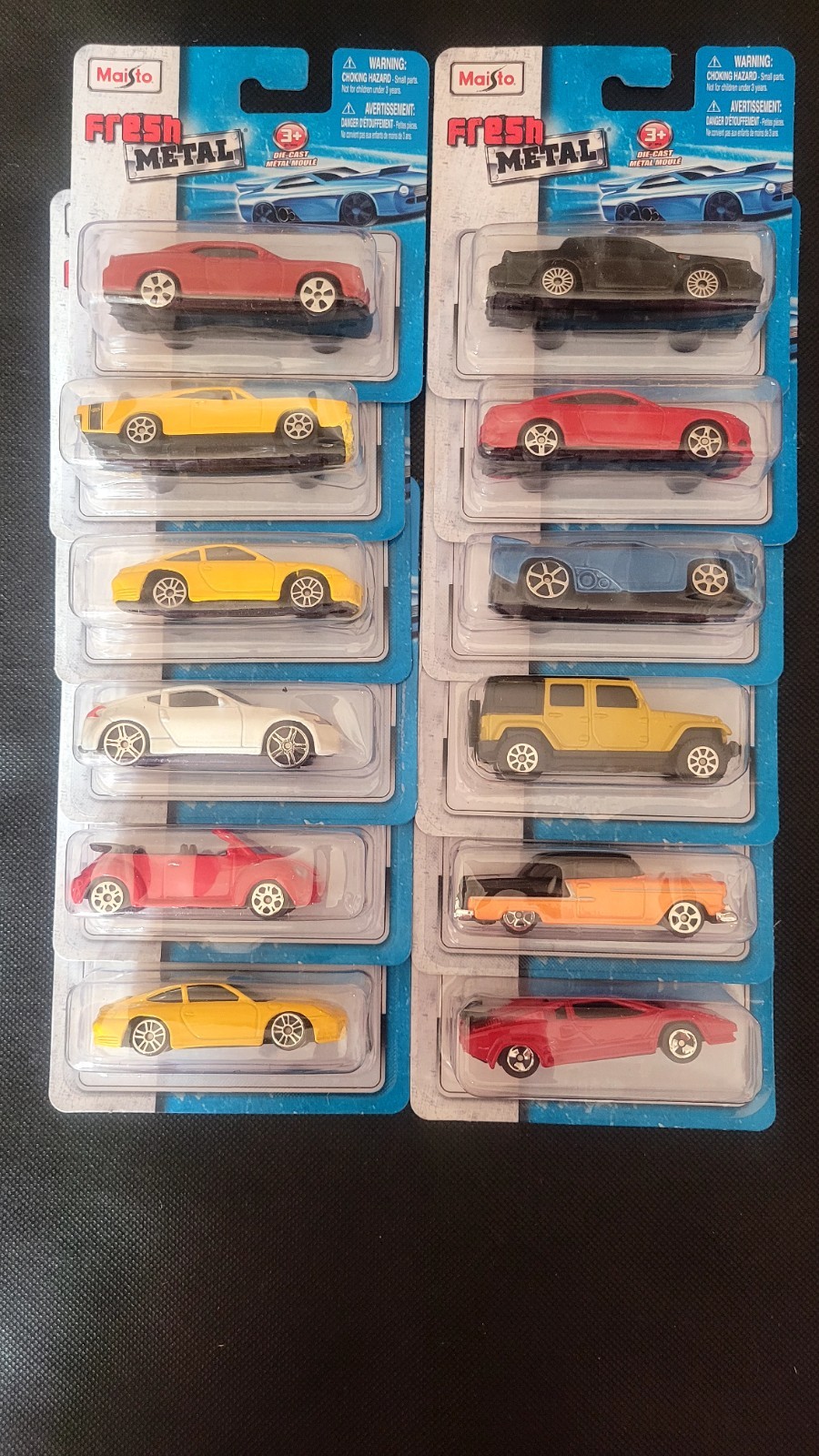 Maisto Fresh Metal Pack of 12 Cars **NEW**