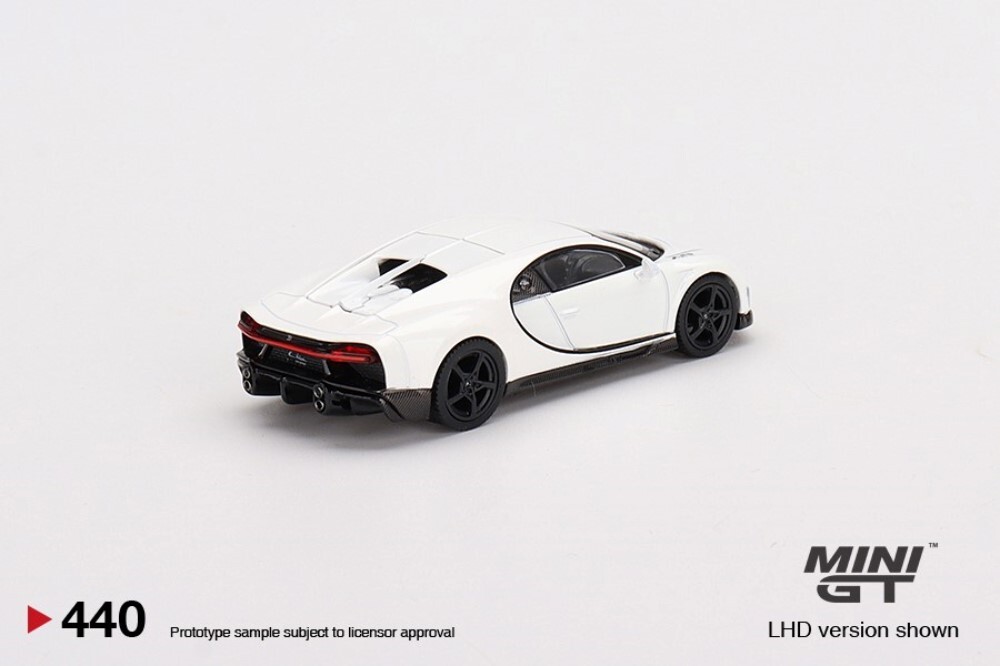 Mini GT 1:64 Bugatti Chiron Super Sport White MGT00440 Diecast Model Car Mijo