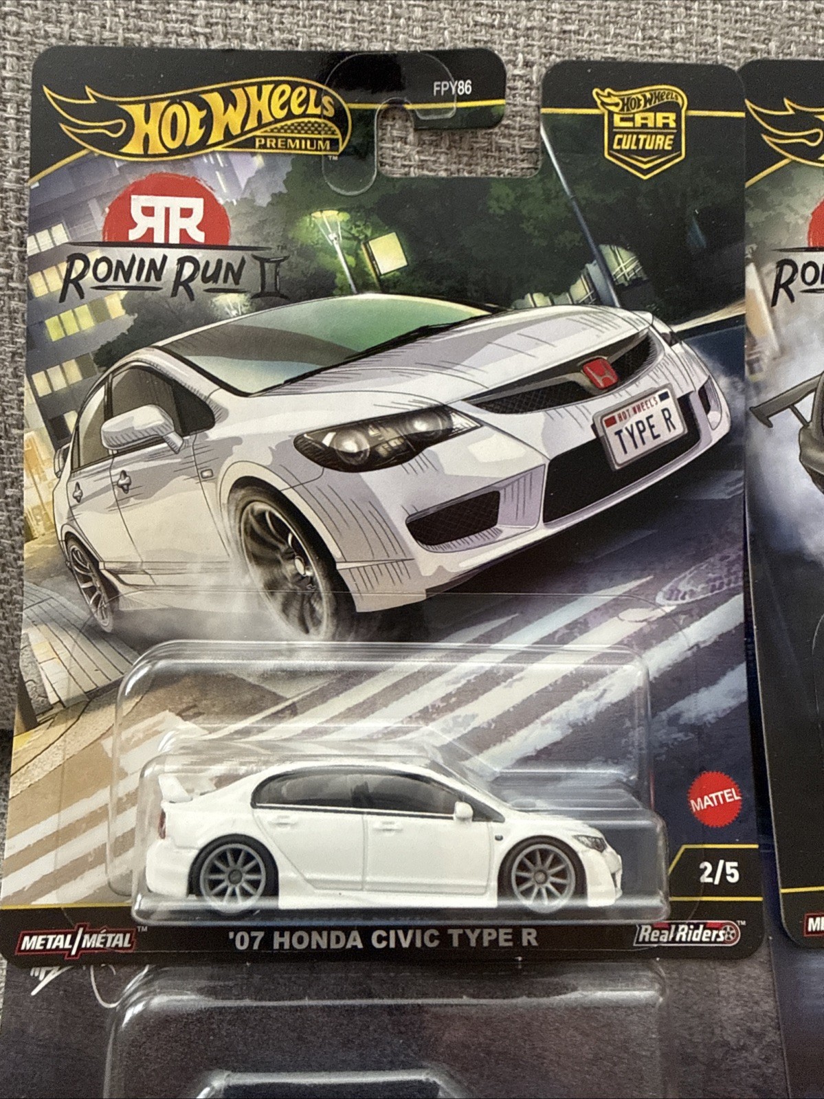 Hot Wheels 2025 Car Culture Mix M- Ronin Run II – Set of 5 Cars – FPY86-961M