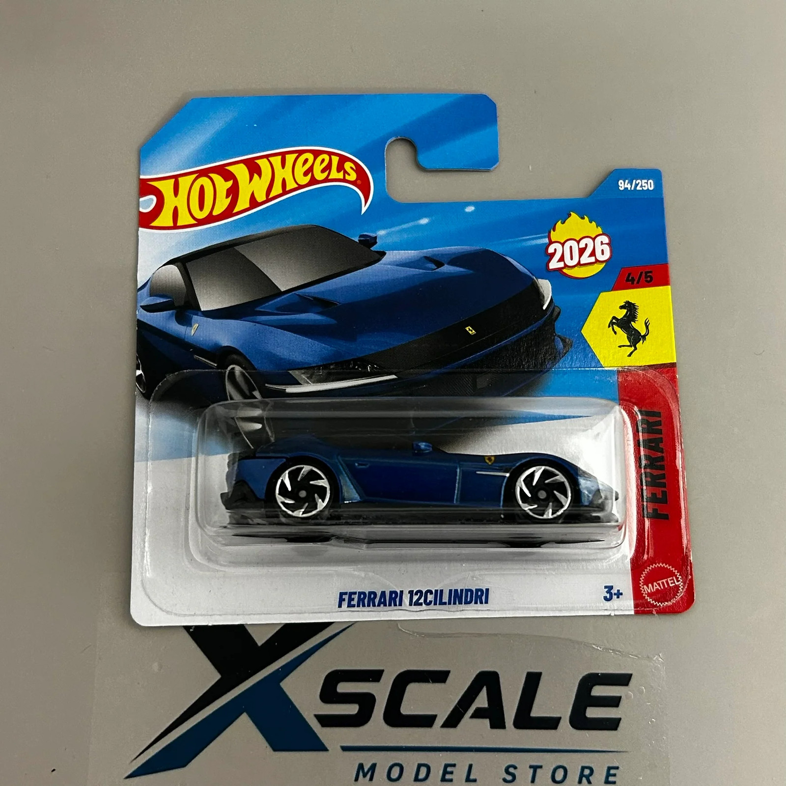 Hot Wheels 2026 M 1/64 Ferrari 12Cilindri Blue