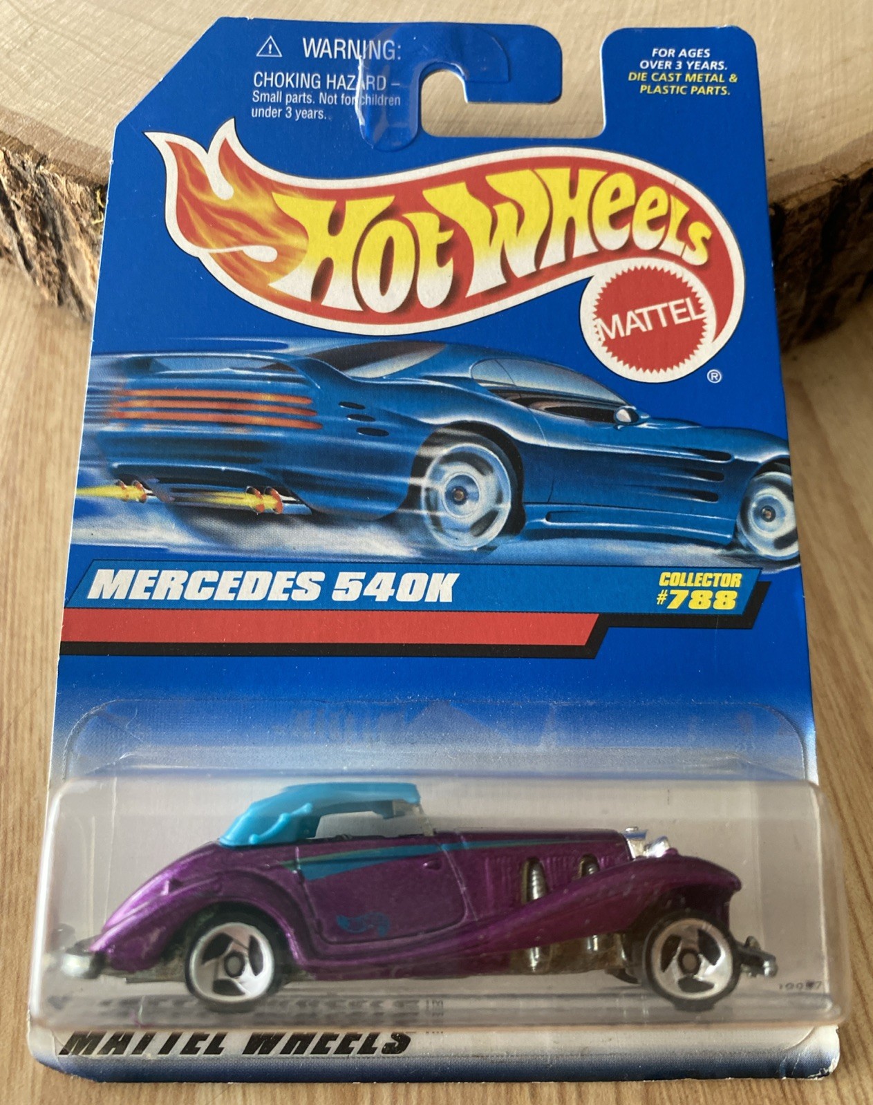HOT WHEELS MERCEDES 540K #788 (Metallic Purple w/Blue Top)