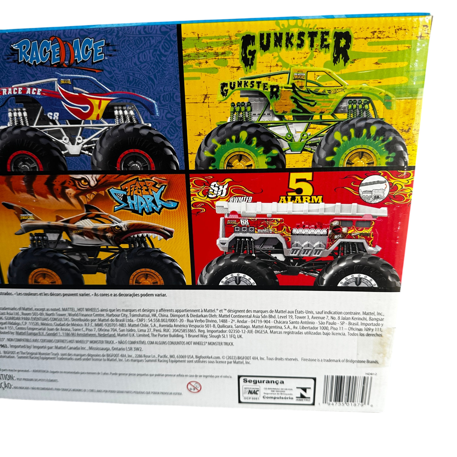 Hot Wheels Monster Trucks Live Diecast Car 8 Pack 1:64 2024