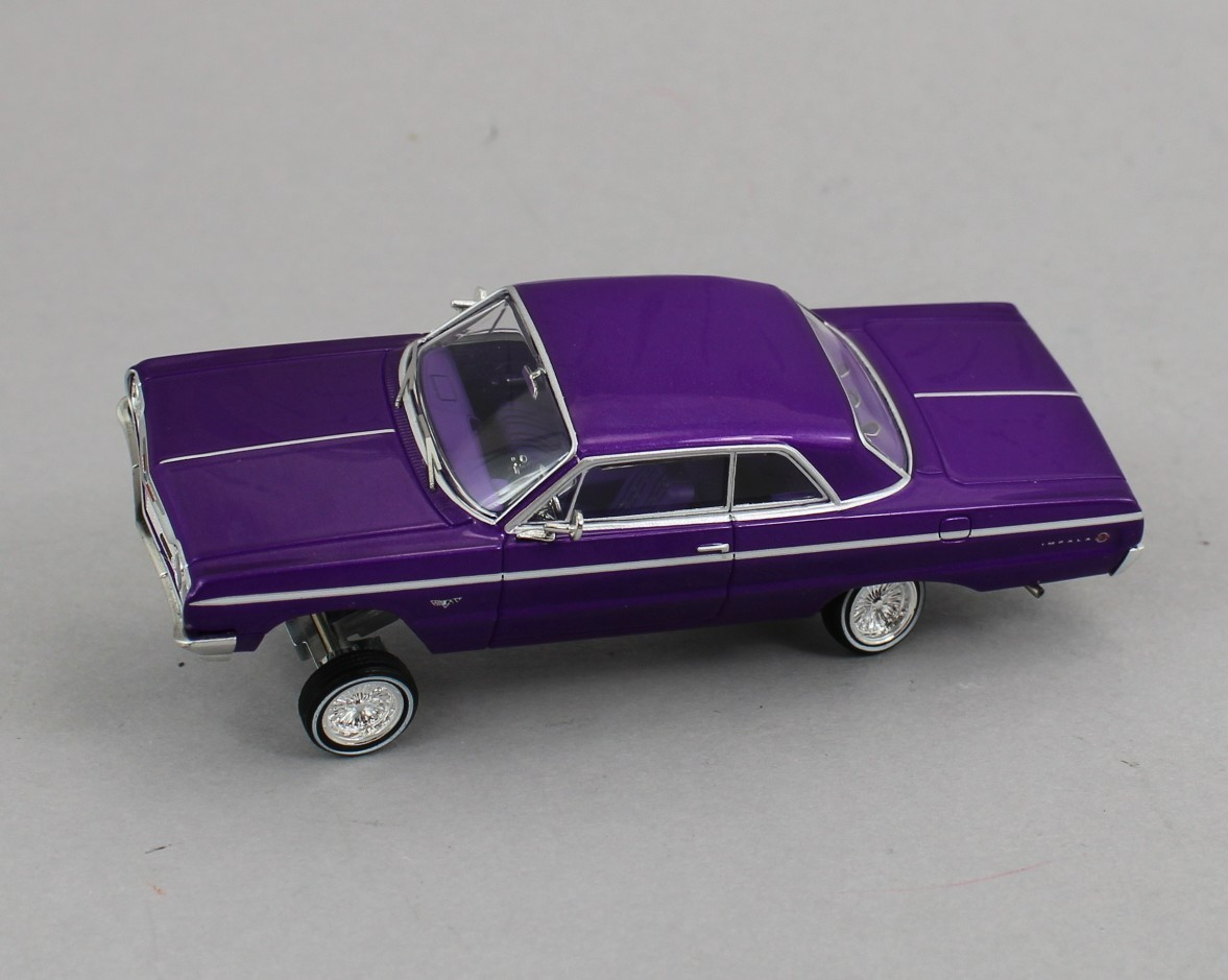 1:64 *97M* Purple 1964 Chevrolet IMPALA *LOWRIDER* NIB