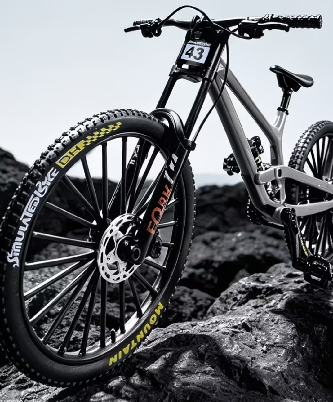Metal Mountain Bike Model Desktop Mini Alloy Classic Bicycle Toy Die-Cast Finger