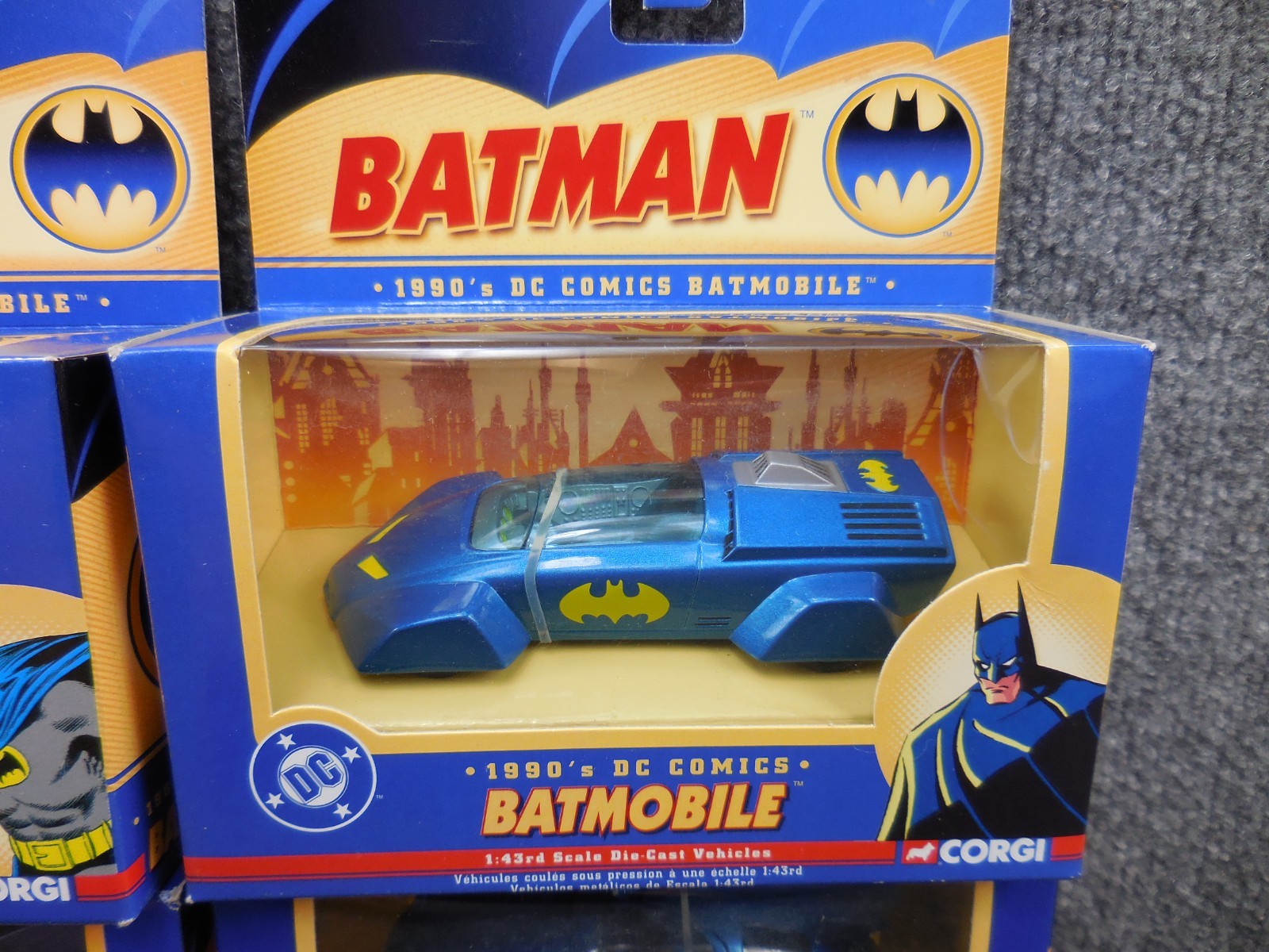 Sealed (8) Corgi Batmobile 1:43 Batman 1940’s 1950’s 1960’s 1970’s 1990’s 2000