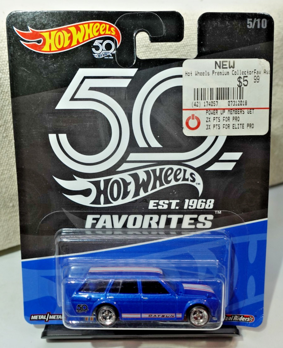 Hot Wheels 50 Years ’71 Datsun Bluebird 510 Wagon 1/64