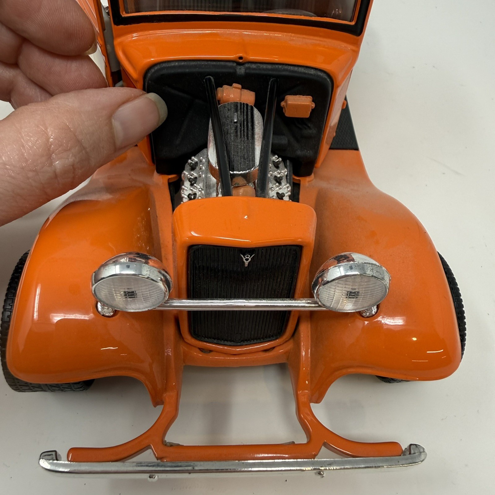 Die-cast Model of 1930s Ford-style Pickup (Hot Rod/Custom) flame Road Legends