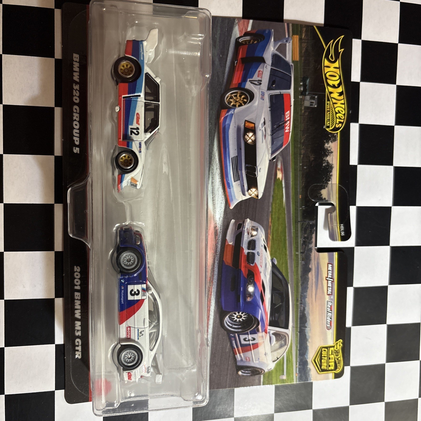 2025 Hot Wheels Premium Car Culture 2 Pack BMW 320 Group 5 & 2001 BMW M3 GTR
