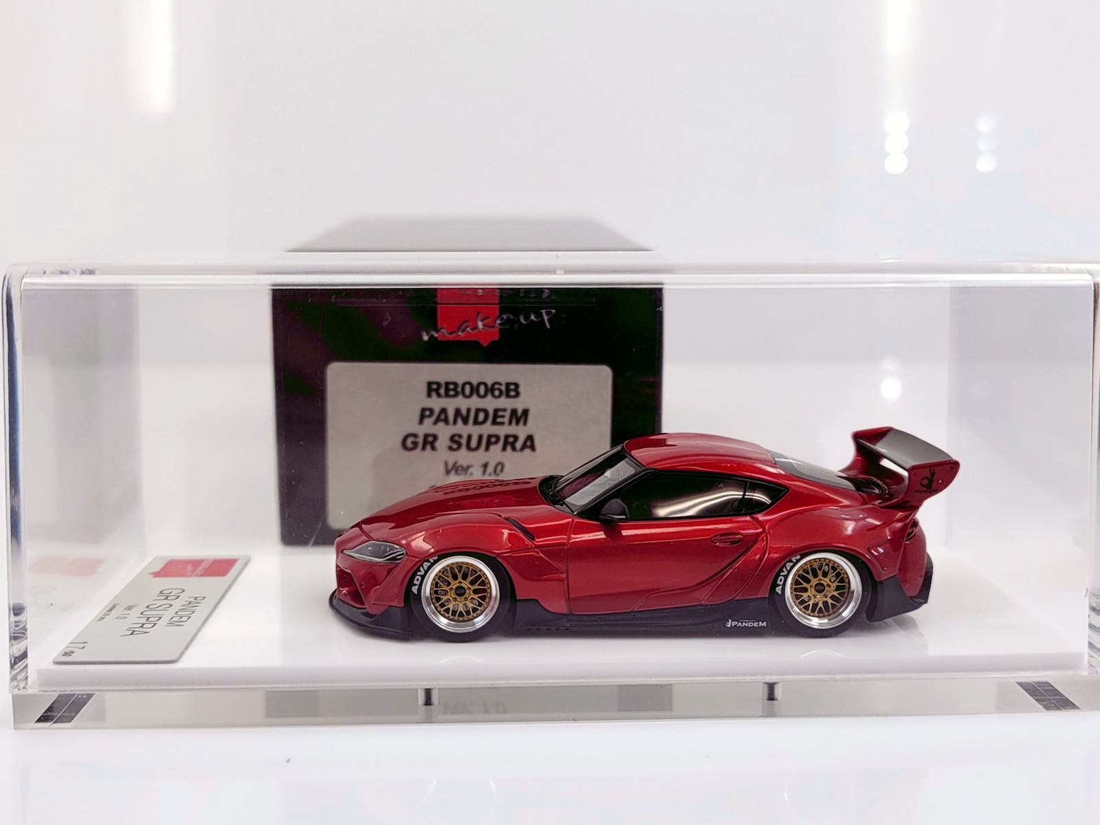 Make Up Eidolon 1:43 Pandem Toyota GR Supra(A90) Ver. 1.0 Candy Red(RB006B)LE 50