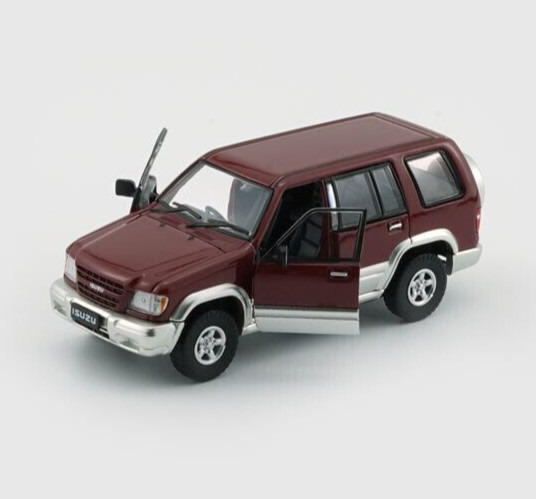 BM Creations 1998-2002 Isuzu Trooper / Big Horn Dark – Red -RHD 1:64 Car 64B0336