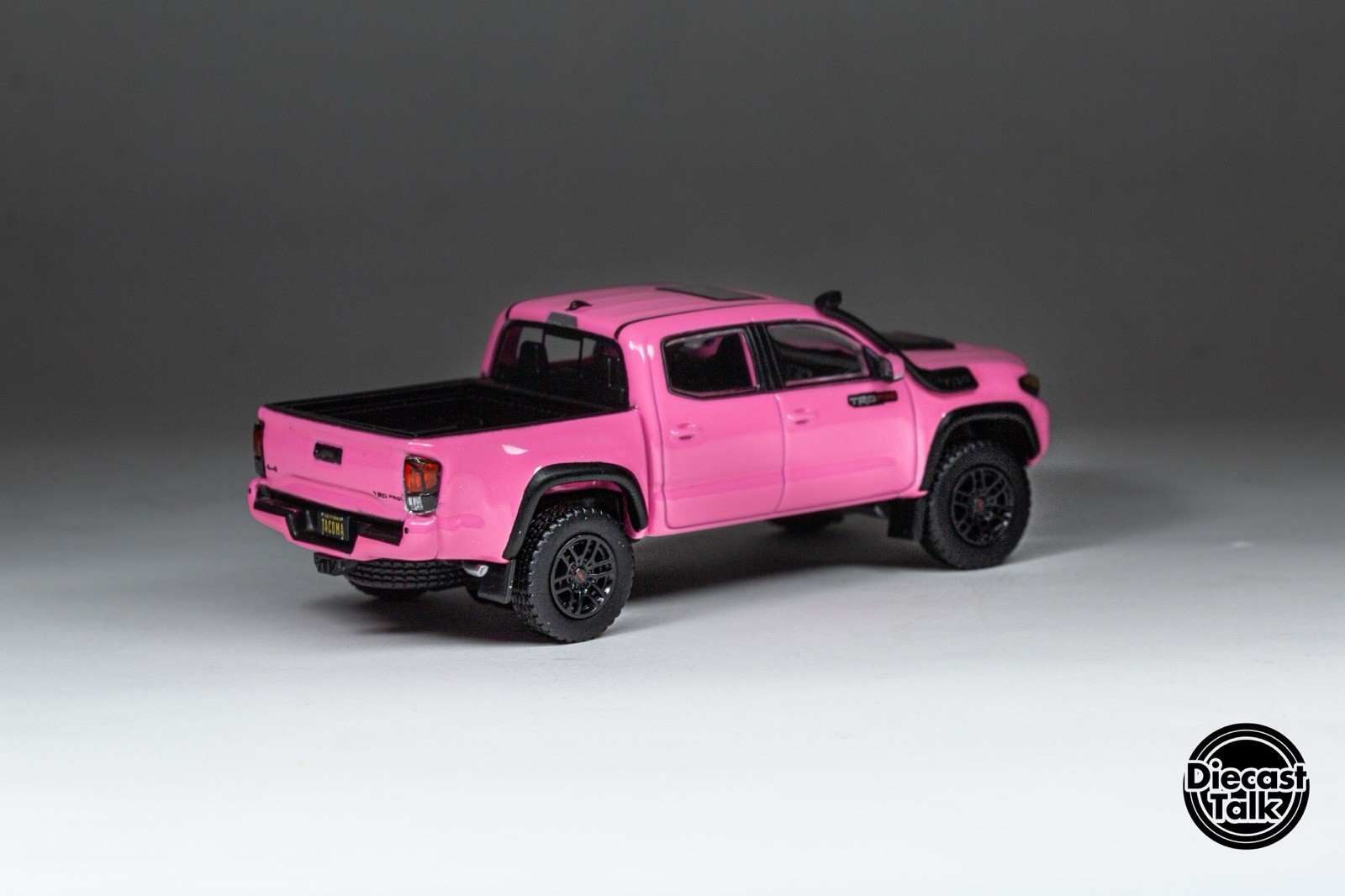 1/64 DiecastTalk Exclusive GCD Toyota Tacoma TRD PRO Pink Taco 1.0 New