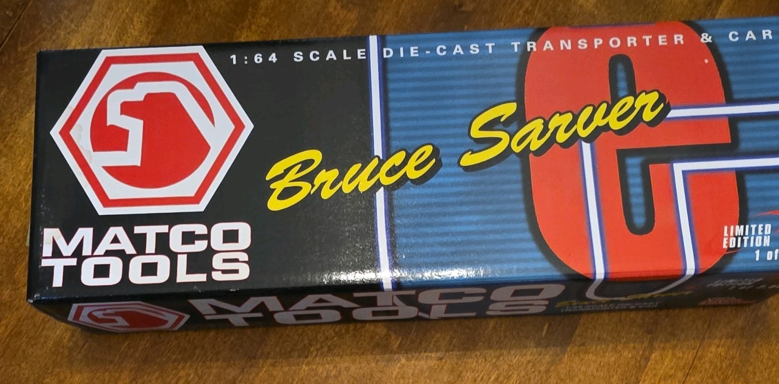 Matco Tools Racing Transporter 1:64 Diecast Car Black Yellow Red Limited Edition