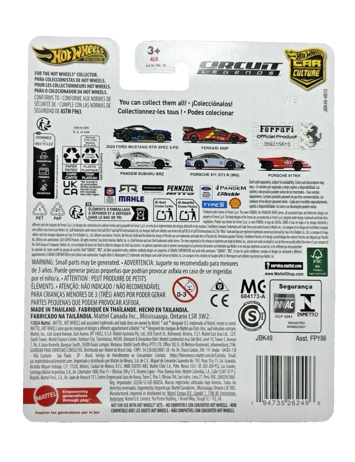 Hot Wheels 2025 Car Culture | Circuit Legends | Ferrari 499P #2 of 5 | RTS!!!