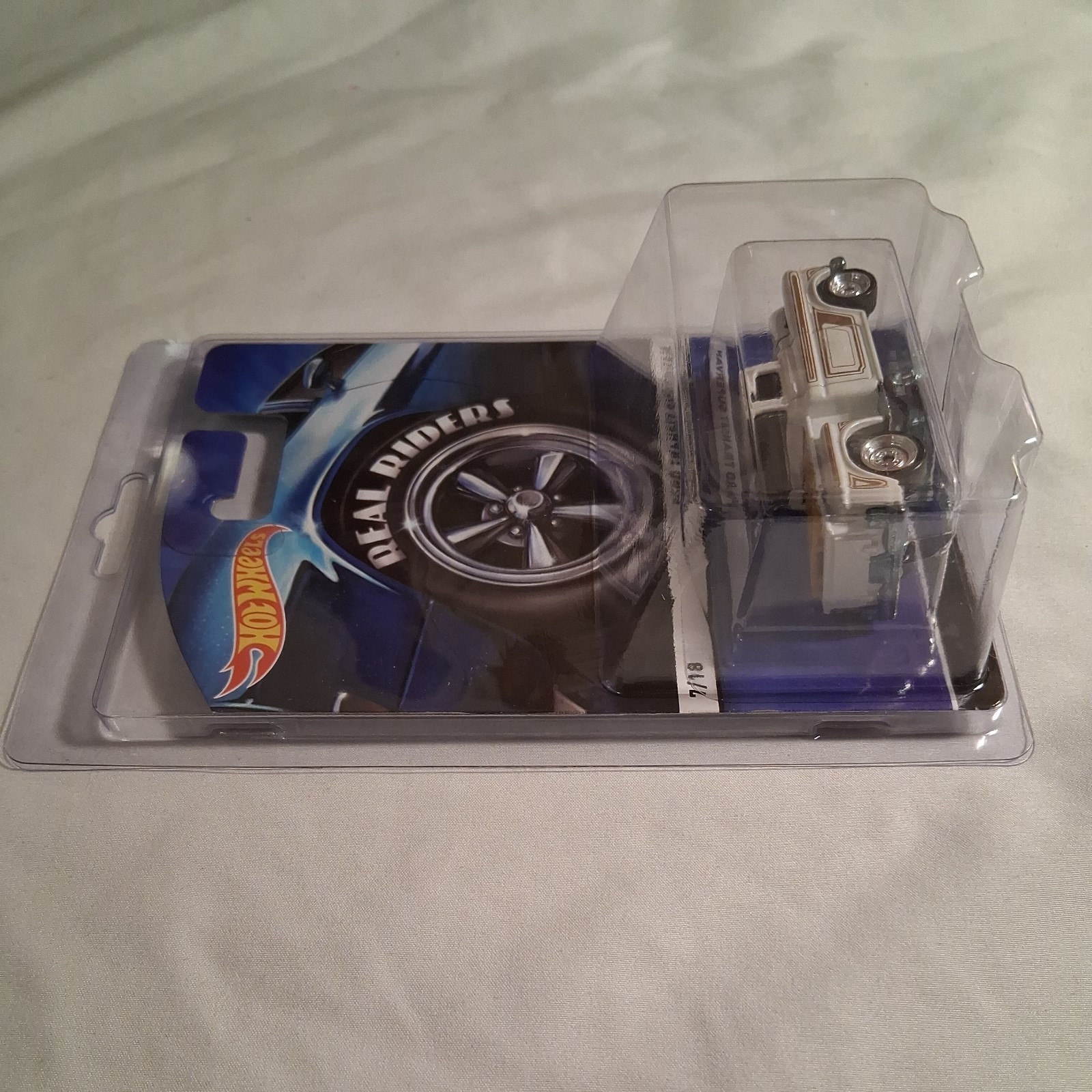 Hot Wheels Real Riders error card 1956 Flashsider #7 Ford Transit Supervan