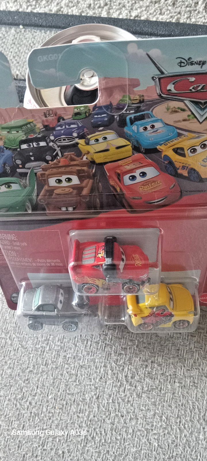Lot Of 3: Mattel Disney Pixar Cars Mini Racers Mini Diecast Cars 3-Pack
