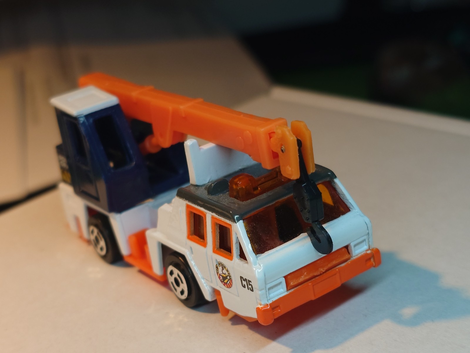 Maisto Or Other Matchbox Competitor Truck Crane, Extending Boom
