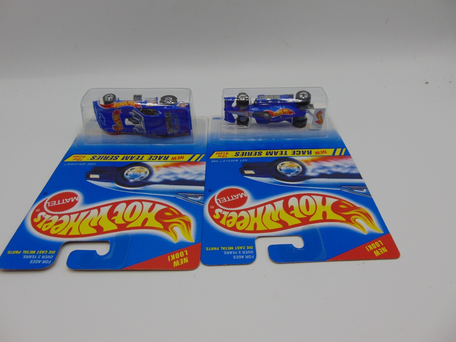 Hot Wheels Race Team Series Hot Wheels 500 and Side Splitter 4 Cars