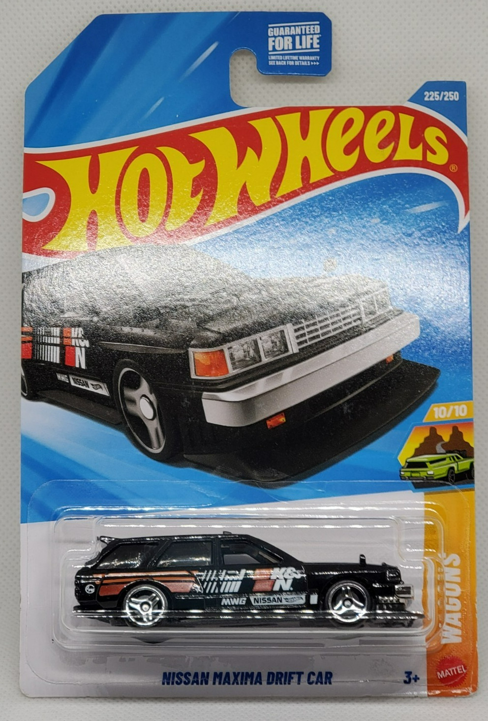 2026 Hot Wheels Black Nissan Maxima Drift Car HW Wagons #225