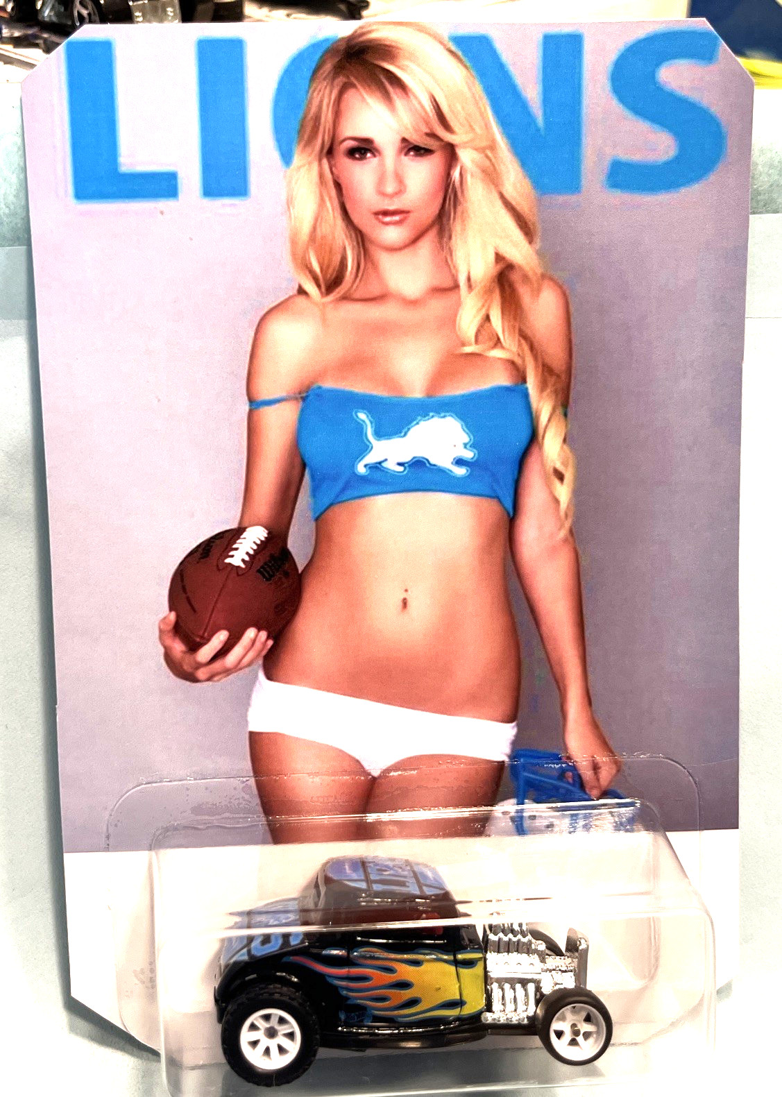 Hot Wheels 32 Ford Roadster Detroit Lions It’s A Custom Real Riders