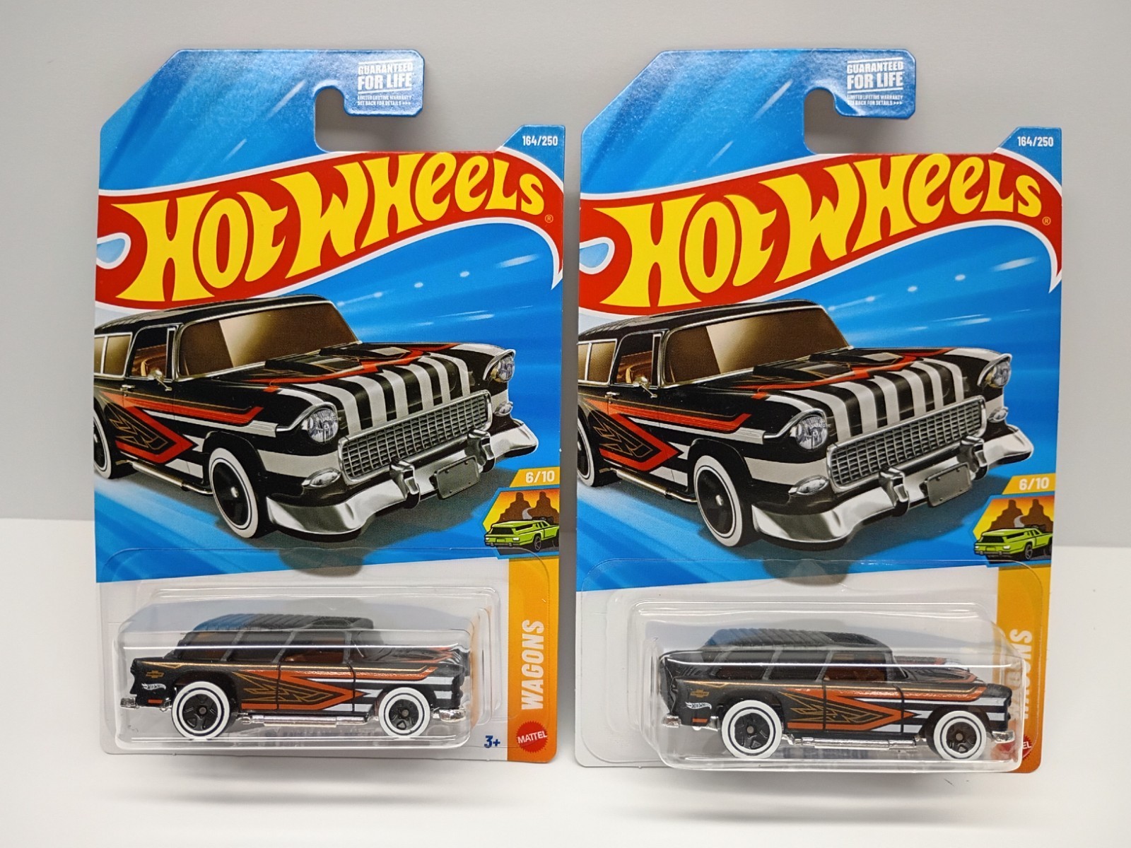 Hot Wheels ’55 Classic Chevy Nomad Wagons (6/10) 2026 Wagons *Lot of 2