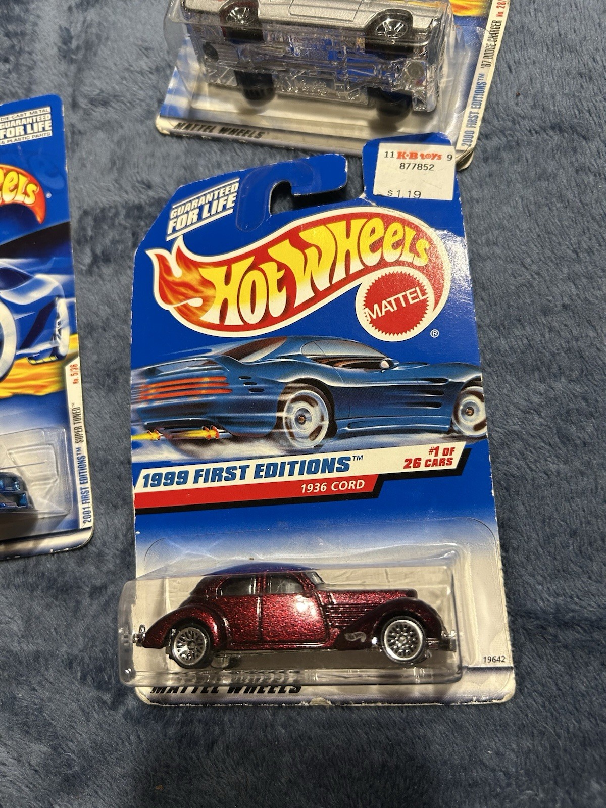 HOT LOT OF 3 VARIOUS CARS 1936 Cord, 67 Charger, Super Tuner Truck New 1B