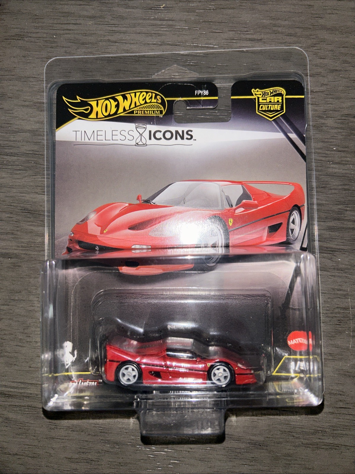 Hot Wheels Premium Car Culture Timeless Icons Set Of 5 In Protectors