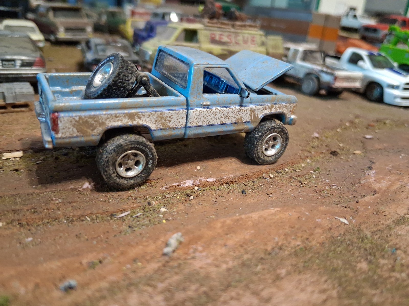 johnny lightning ford ranger Custom Lifted 4×4