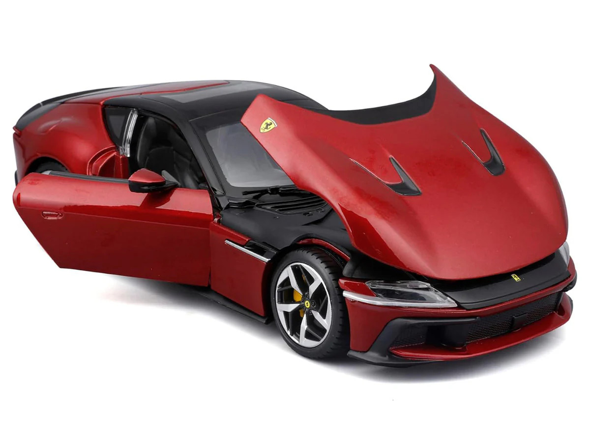 Ferrari 12Cilindri Red Metallic with Black Top “Race + Play” Series 1/24 Diecas
