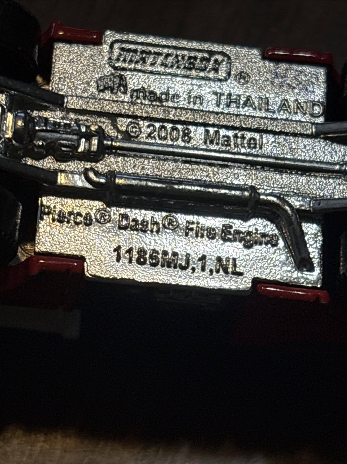 Matchbox: Pierce Dash Fire Engine. Red. MBX FIRE DEPT. . . B143