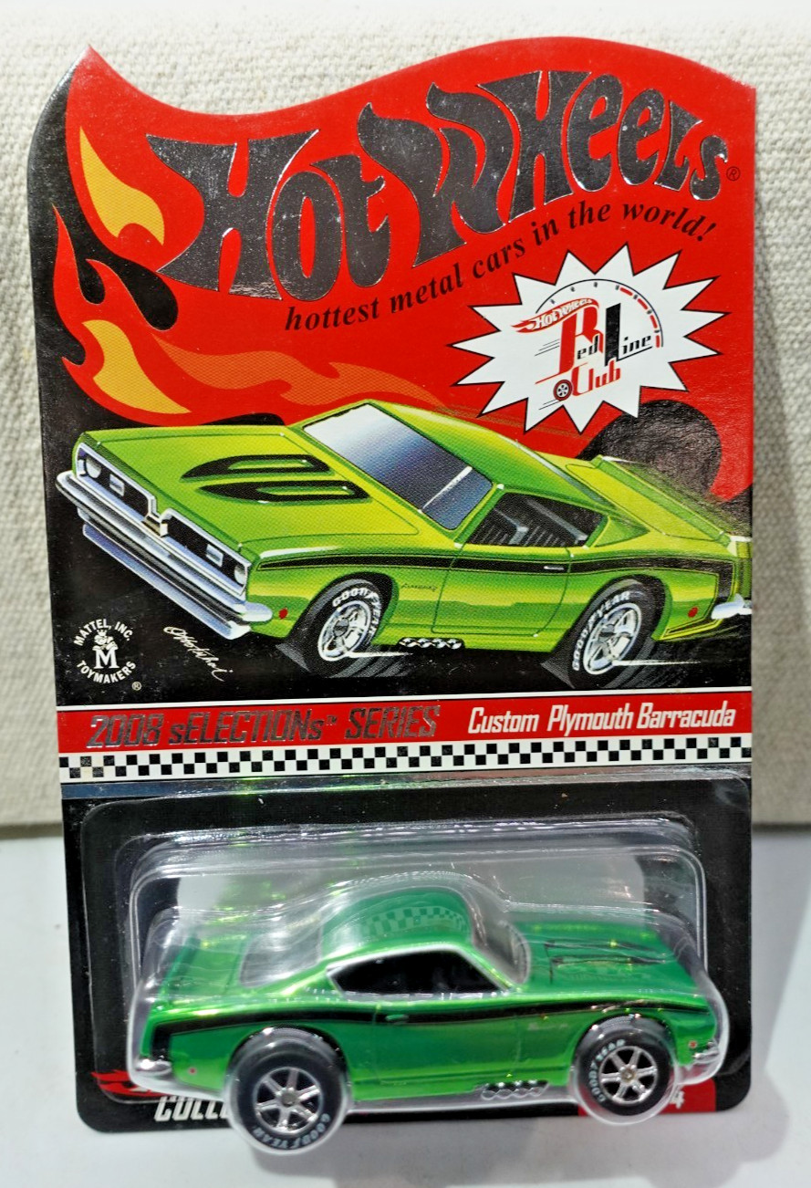 Hot Wheels RLC 2008 selections Custom Plymouth Barracuda 1/64