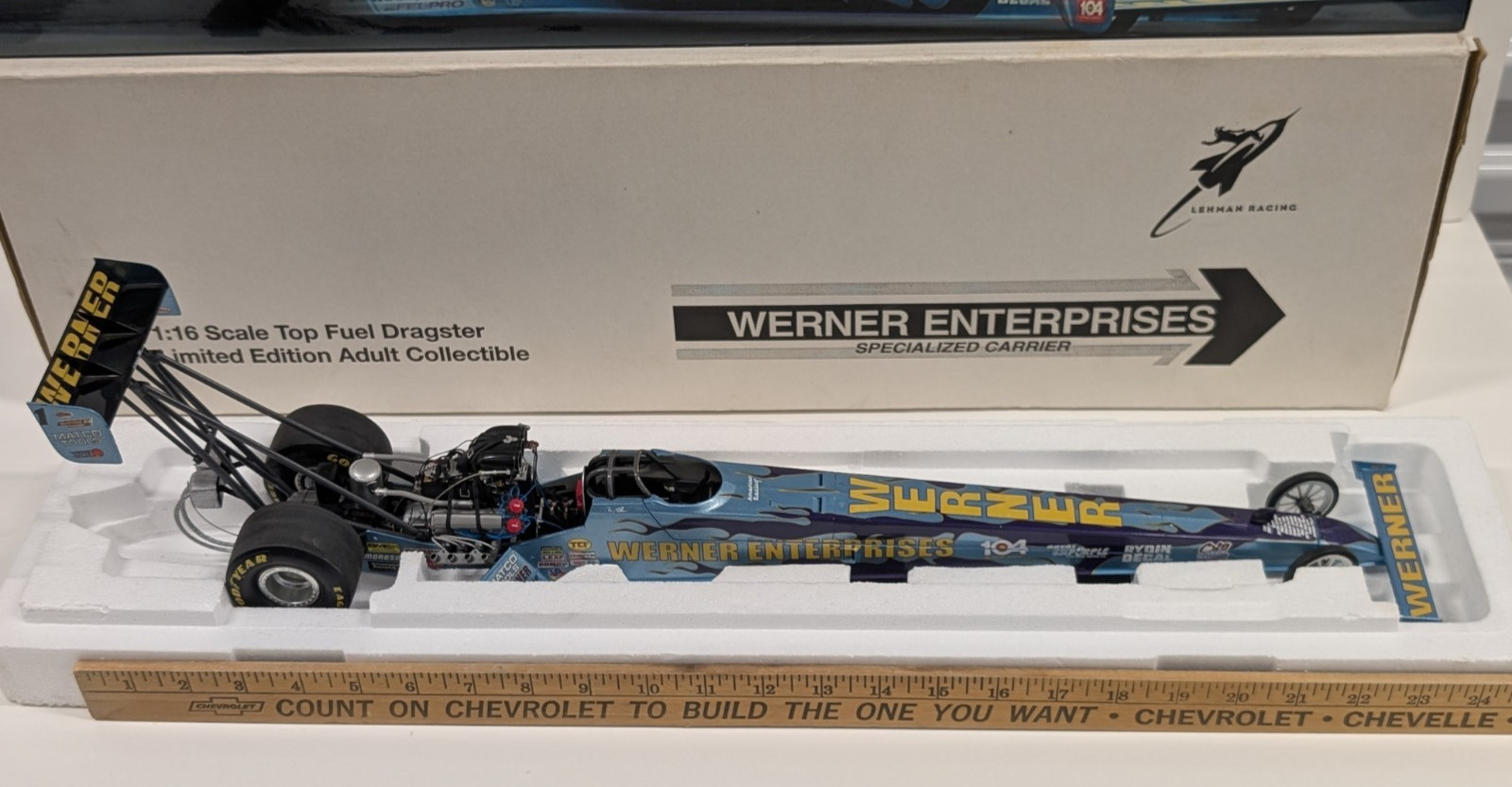 Milestone Werner Enterprises Clay Millican 1/16 Scale Top Fuel Dragster NHRA