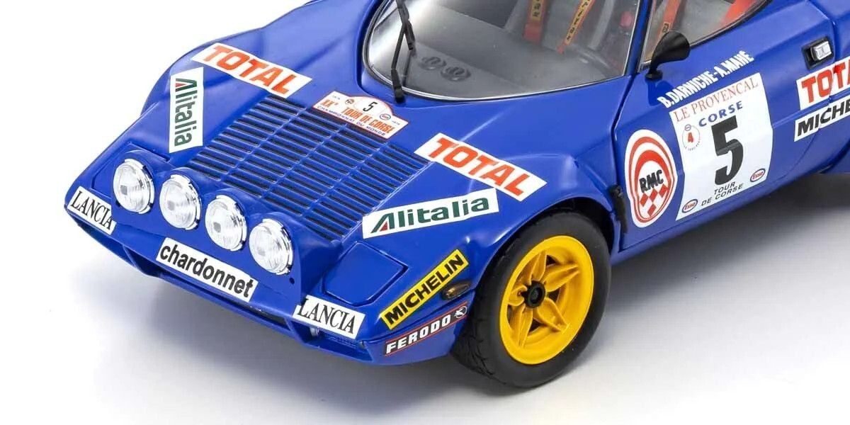 KYOSHO ORIGINAL 1/18scale Lancia Stratos HF 1976 Tour de Corse #5 No.KS08130C