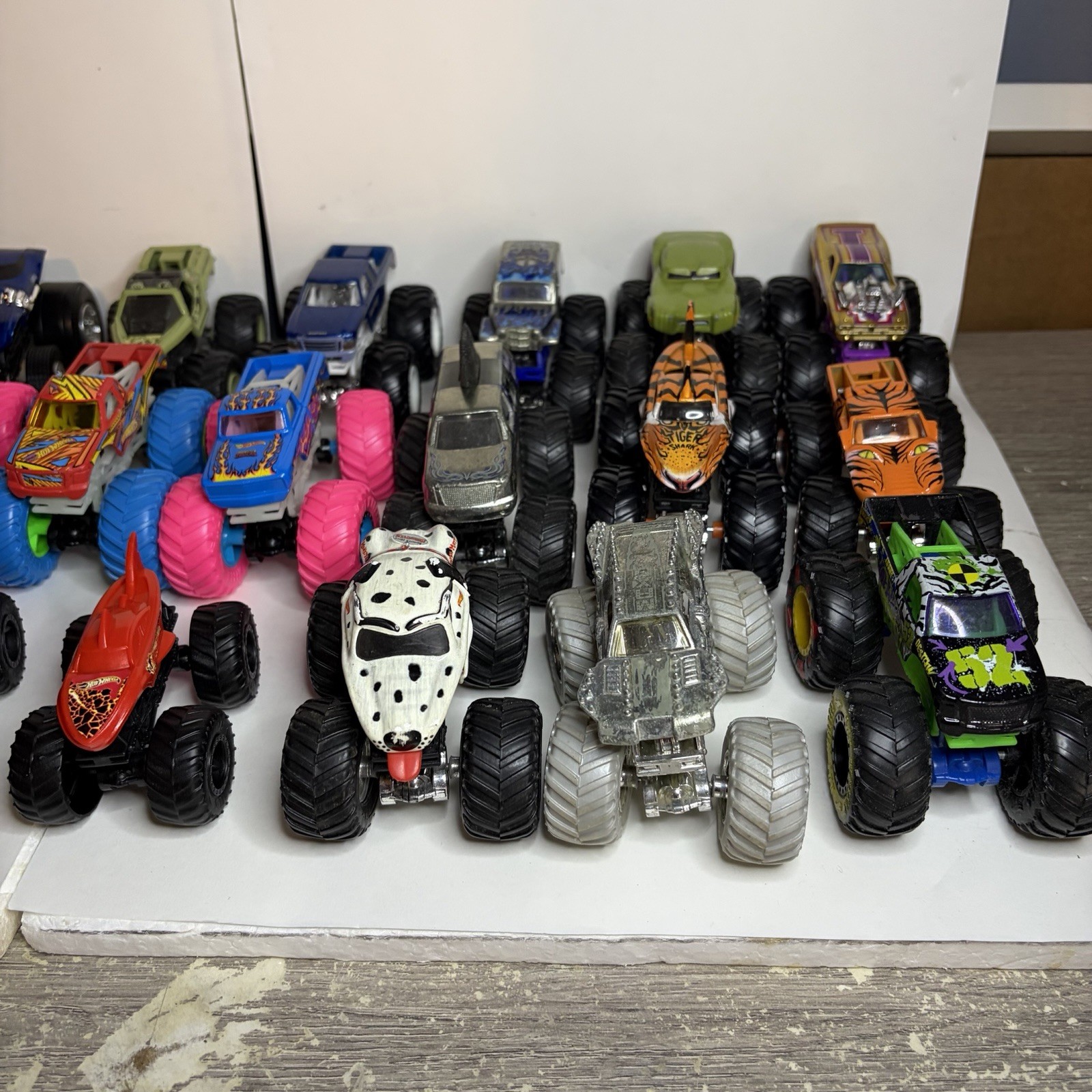 Lot of 24 Hot Wheels Monster Trucks 1:64 Scale Diecast Mixed Variety Collection