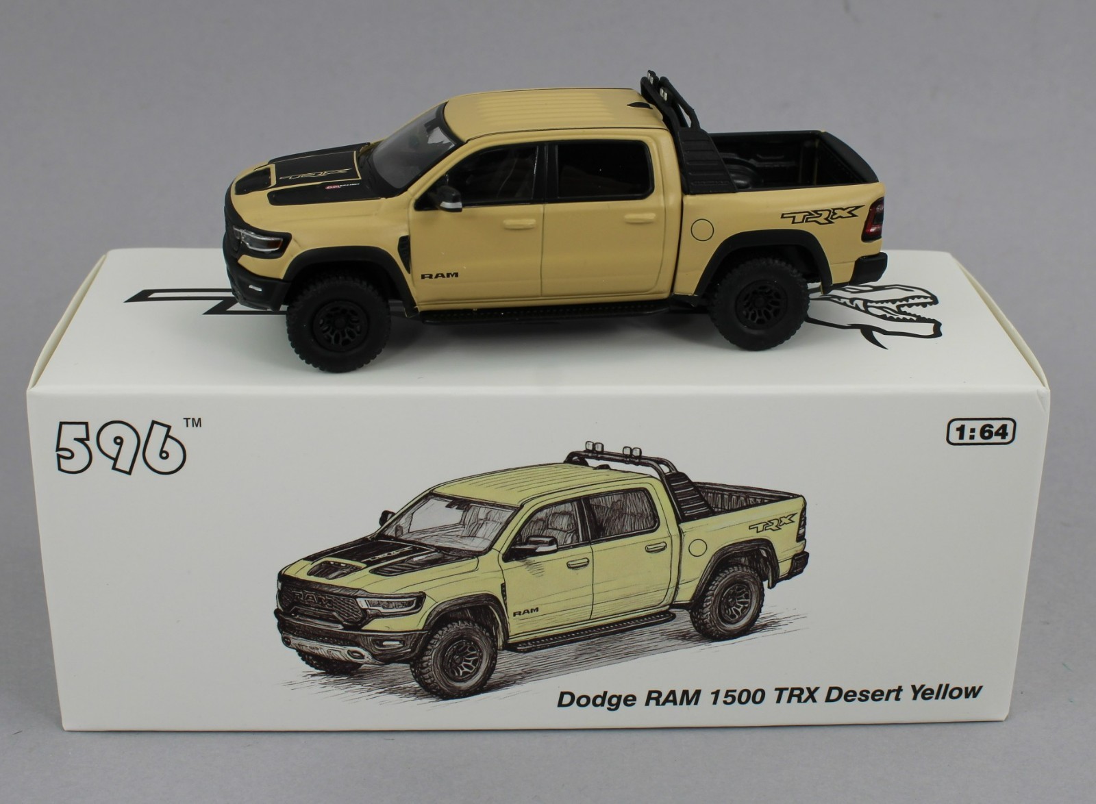 1:64 *596 MODELS* DESERT YELLOW Dodge RAM TRX Pickup Truck *NIB*