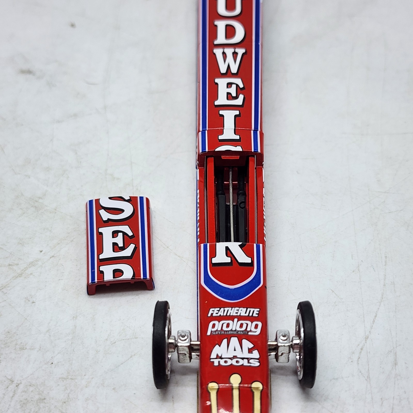 55D 2000 Kenny Bernstein Budweiser US Olympic Team NHRA Top Fuel Dragster 1/24