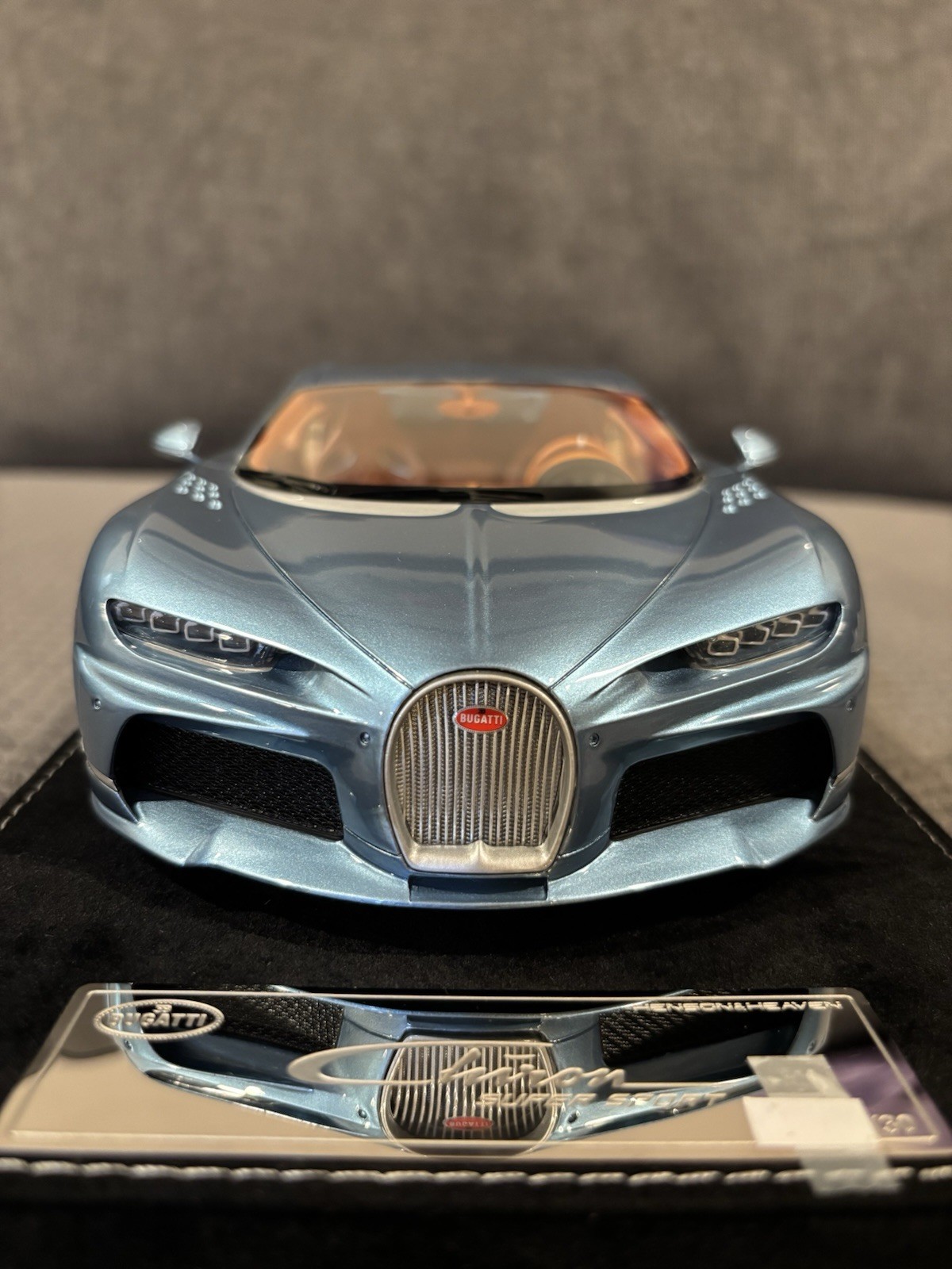 1/18 HH Henson & Heaven Bugatti Chiron SuperSport Horizon Blue Limited 30pcs Mr